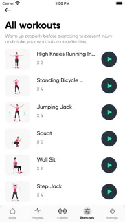 fitness workout & weight gain iphone screenshot 2