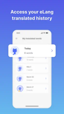 Game screenshot eLang Words: Train Vocabulary apk