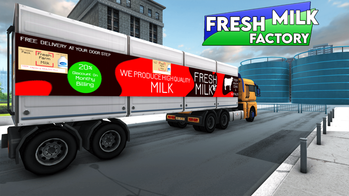 Milk Transporter Truck Sim