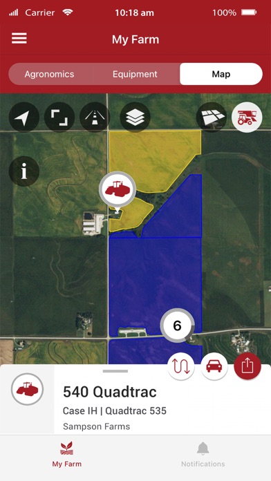 Case IH AFS Connect Farm Screenshot