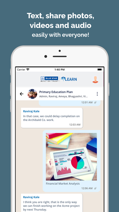 iLearn - Blue Star LMS Screenshot