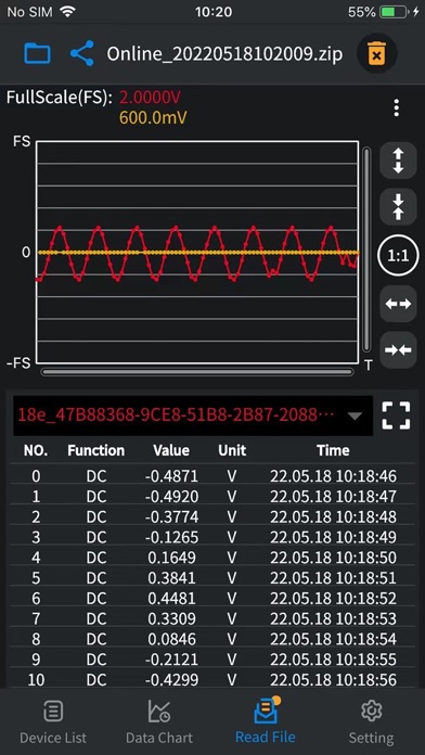 OWON iMeter Screenshot