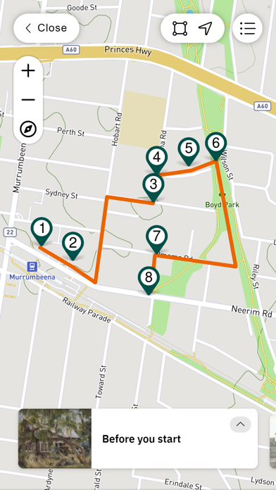 Glen Eira Walking Tours Screenshot
