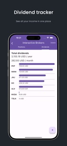 Inveester: Dividends & Stocks screenshot #3 for iPhone