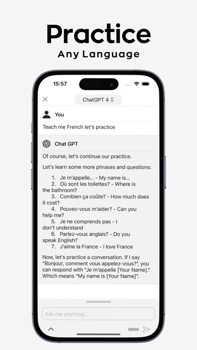 Ask Chat Bot & AI Assistant Screenshot