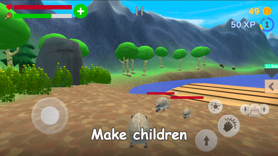 #3. Hedgehog Simulator (iOS) 게시자: Daniil Demchenko