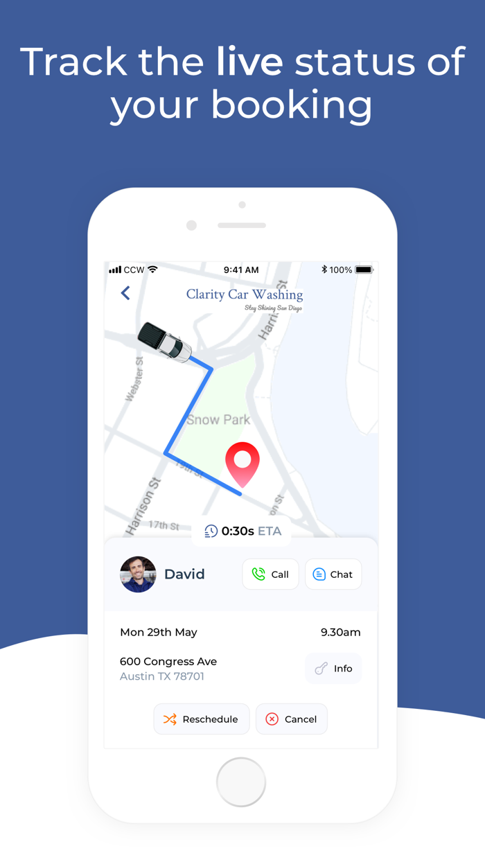 Clarity Car Washing App