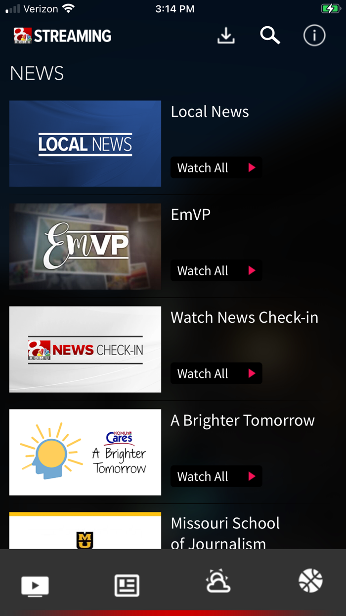 KOMU 8 Mobile Streaming