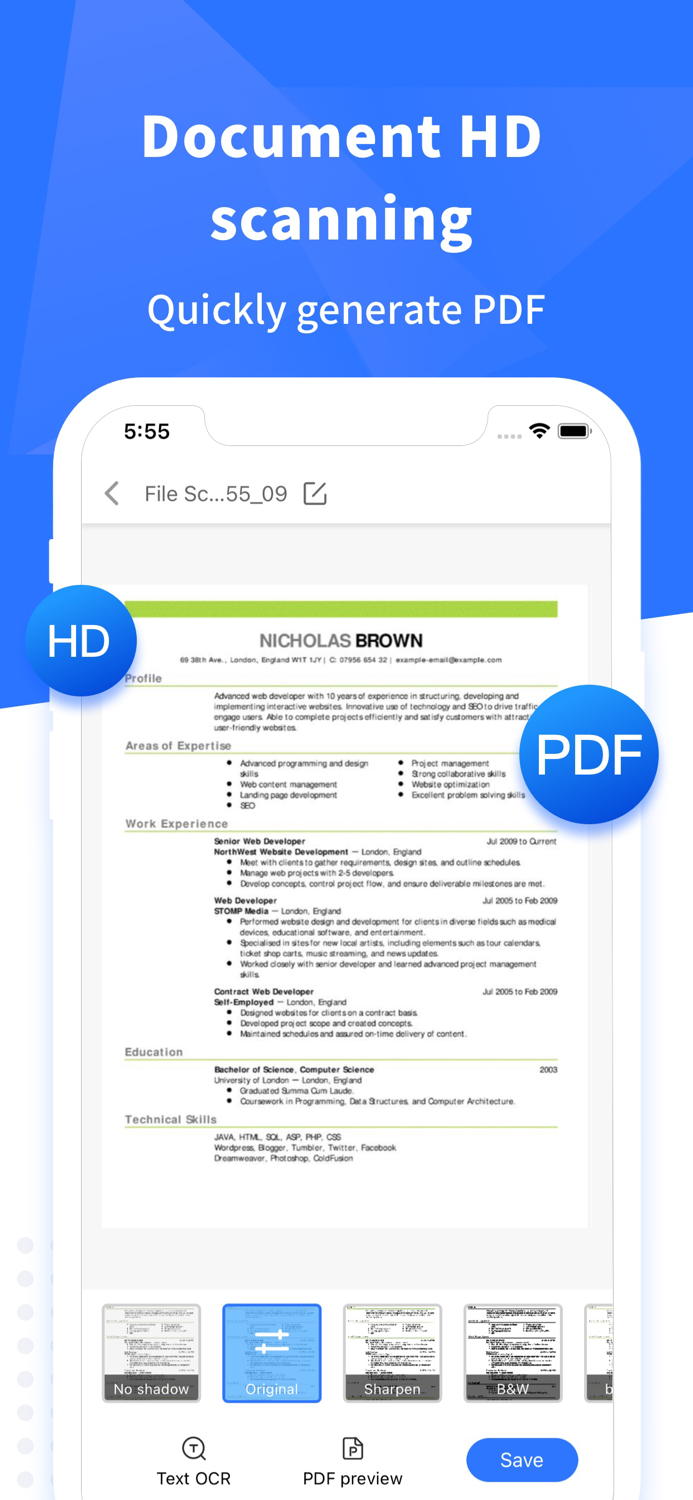 PDF ScannerFile Scanner App