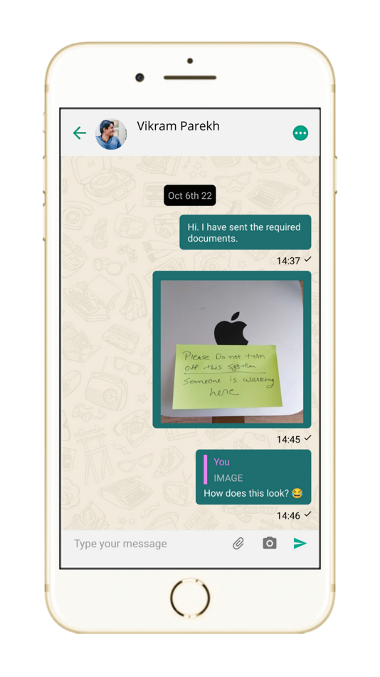 #5. React Native Chat App Demo (iOS) Podle: RAO INFORMATIONTECHNOLOGY PRIVATE LIMITED