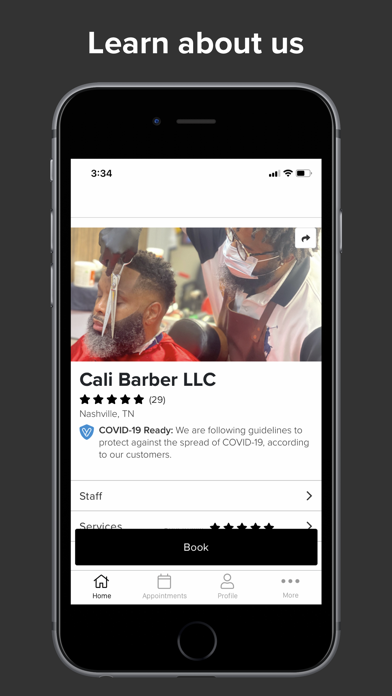 Cali Barber LLC Screenshot