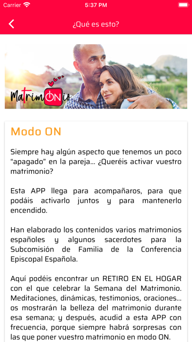 MatrimONio Screenshot
