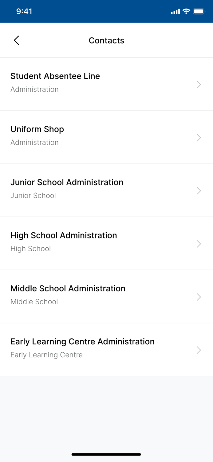 Pilgrim School LA App