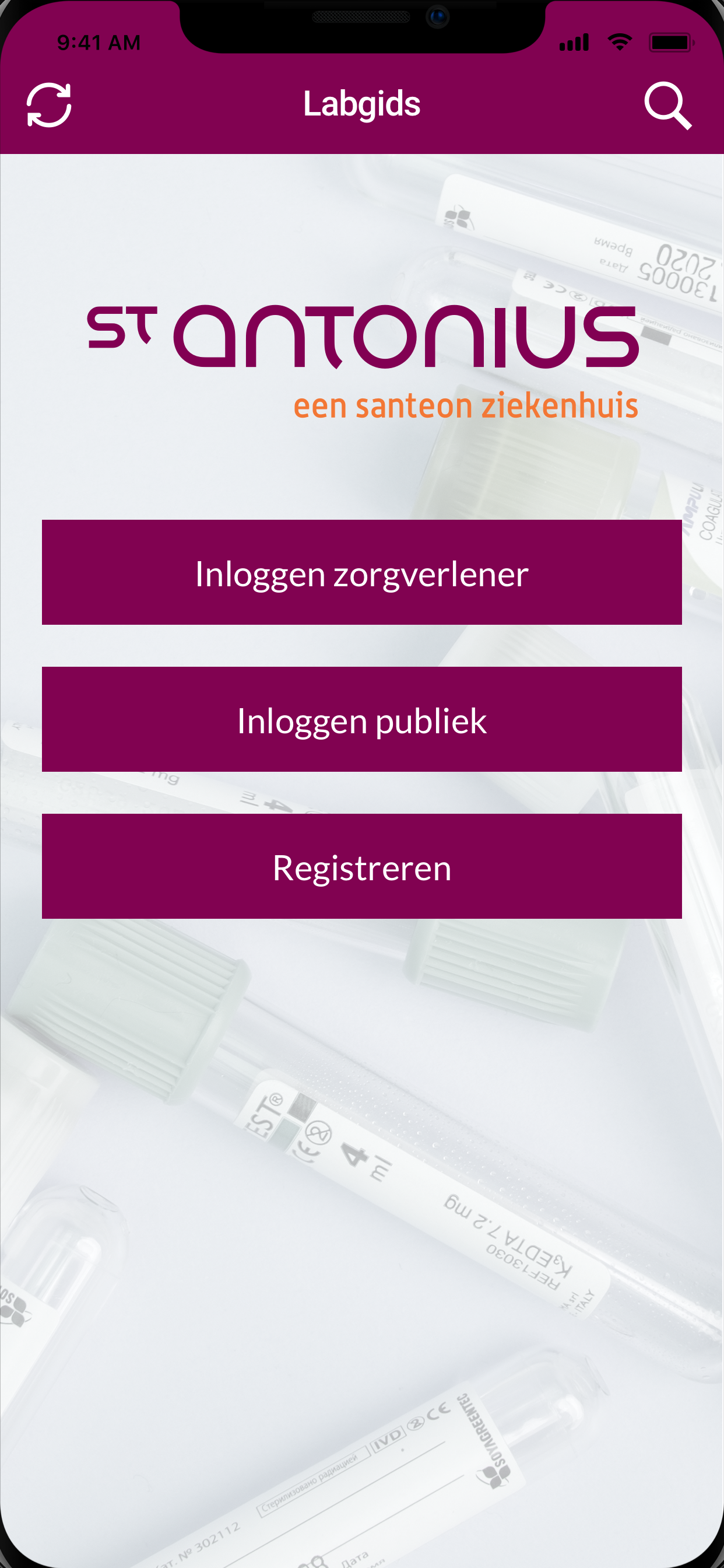 St. Antonius eLabgids