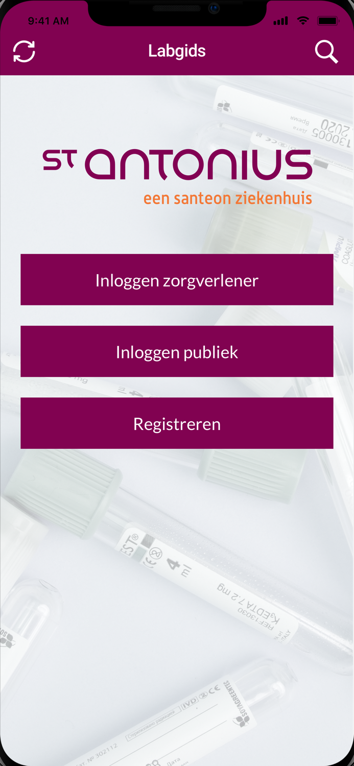 St. Antonius eLabgids