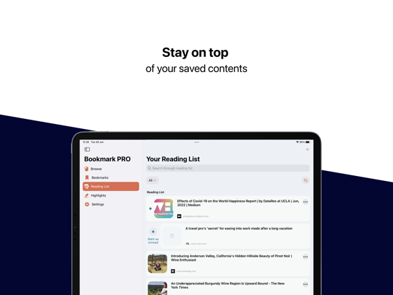 Bookmark PRO: Link Manager iPad app afbeelding 4