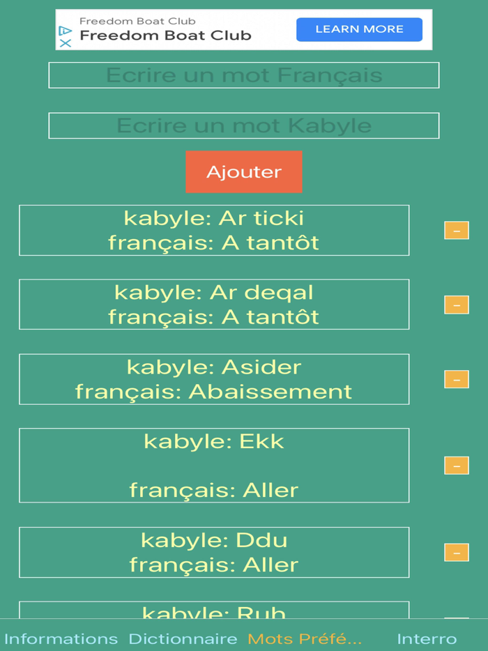 Dictionnaire Kabyle-Français