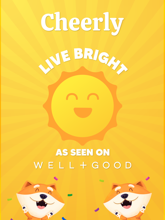 Cheerly: Daily Self-Care Game iPad screenshot 1 - Health & Fitness app