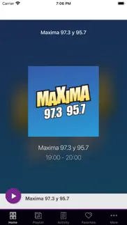 maxima 97.3 y 95.7 iphone screenshot 1