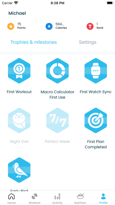 Omni-Active Fitness Screenshot