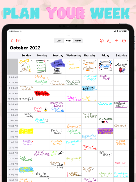 Screenshot #1 for Calendar Notes - Pencil it in!