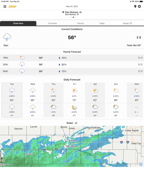 Screenshot #5 pour ISCN Weather