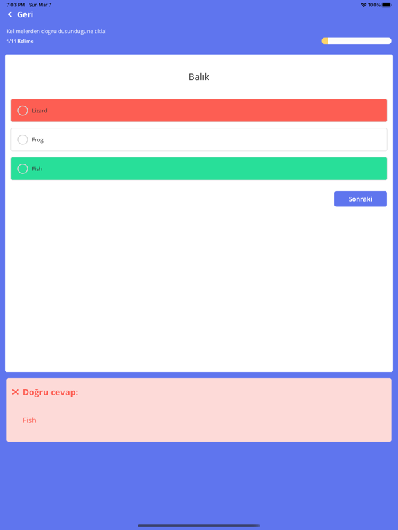 Screenshot #6 pour YDS: Öğrenci Kartları ve Sınav