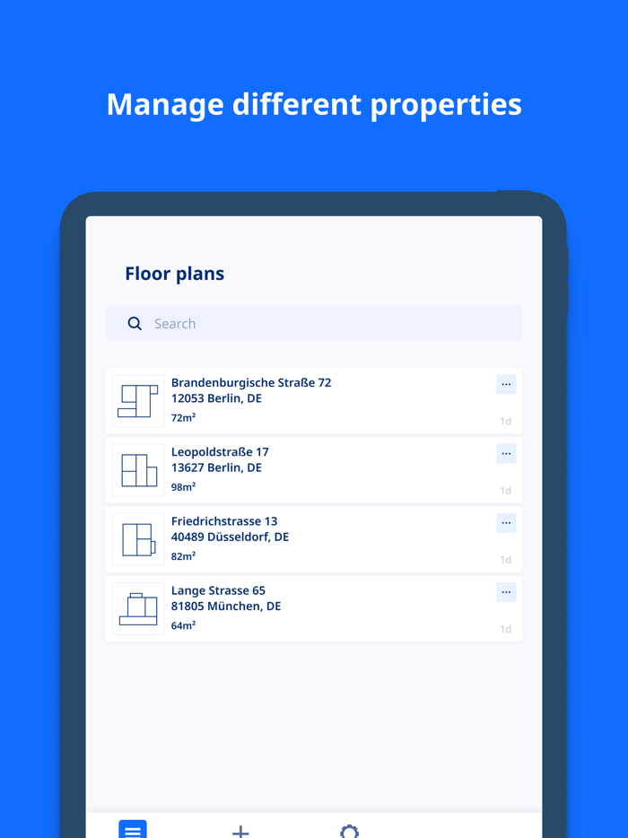 Roometric Digital floor plans