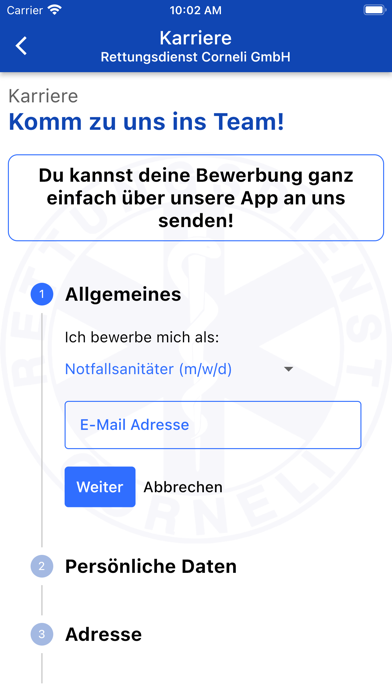 Rettungsdienst Corneli Screenshot