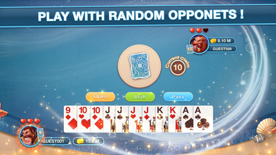 #7. Bluff Card Game (iOS) 由: OEngines Games LLP