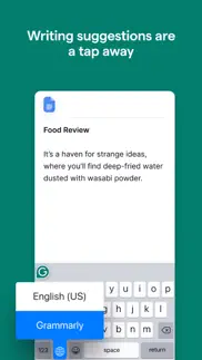 grammarly: ai writing keyboard iphone screenshot 2