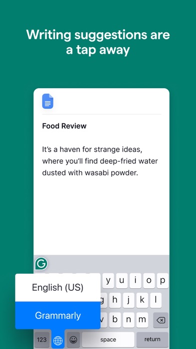 Grammarly: AI Writing Keyboard Screenshot