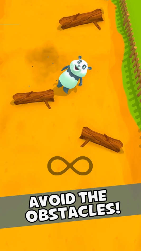 #4. Rolling Panda 3D (iOS) 由: BooBoo Games