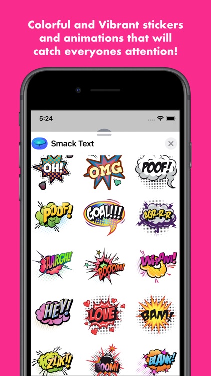 Smack Text Sticker Pack