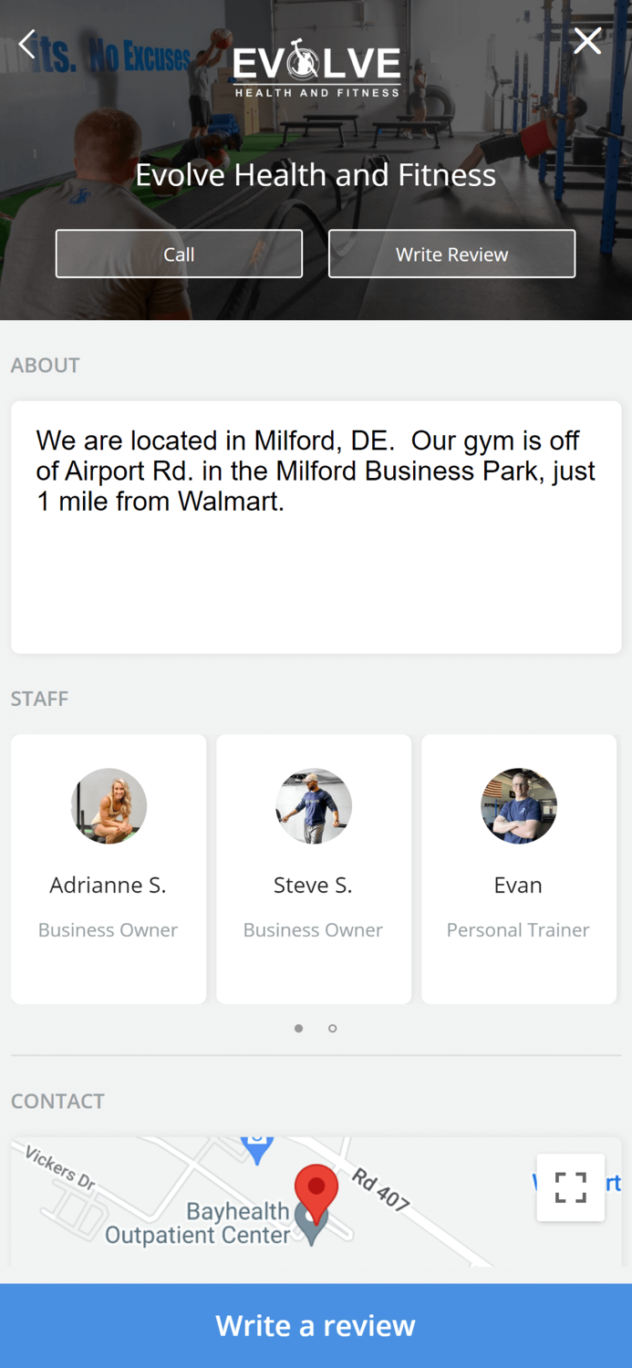 Evolve Health and Fitness