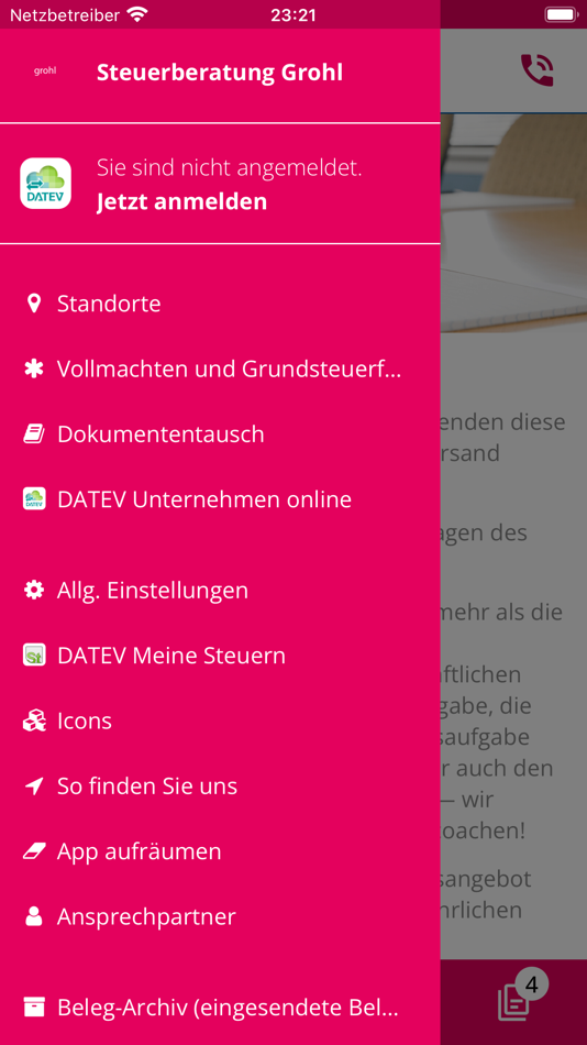 #4. Steuerberatung Grohl (iOS) Podle: dimento.com gmbh