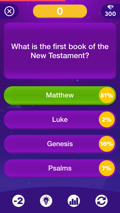 Screenshot #3 pour Bible Quiz Game!