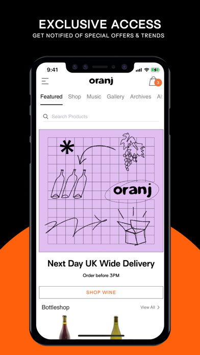 Oranj: Natural Wine Delivery Screenshot 2 - AppWisp.com Oranj: Natural Wine Delivery Screenshot 2 - AppWisp.com