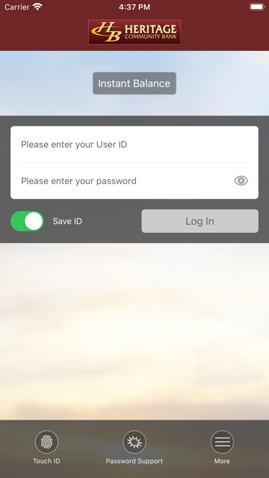 Heritage Community Bank Screenshot
