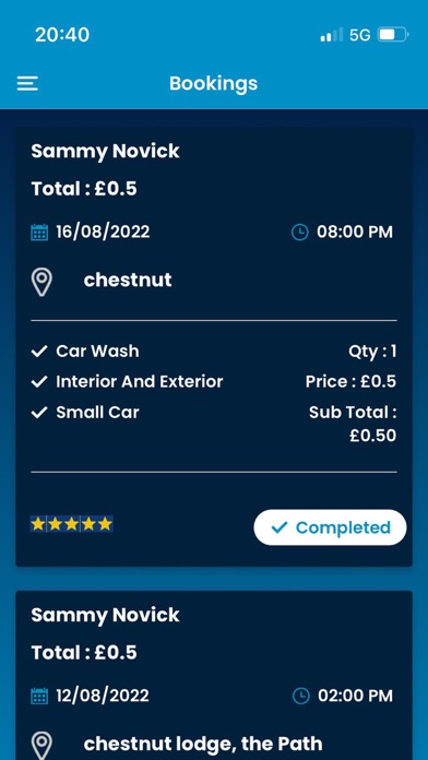 NovoWash Screenshot