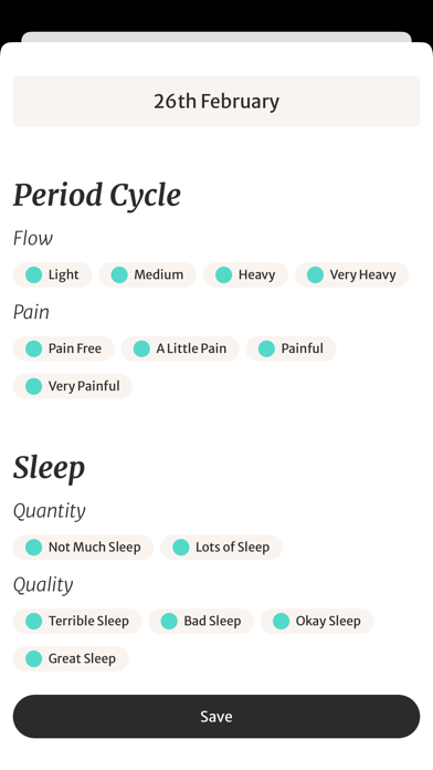 Moxie Menopause Screenshot
