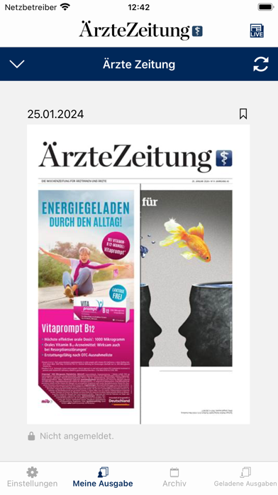 Ärzte Zeitung digital Screenshot