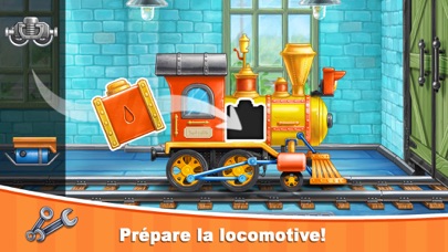 Screenshot #1 pour Train jeu de construction gare