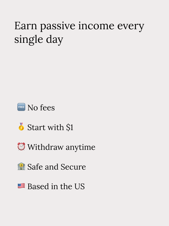 Rodeo: Earn Passive Income iPad screenshot 3 - Finance app