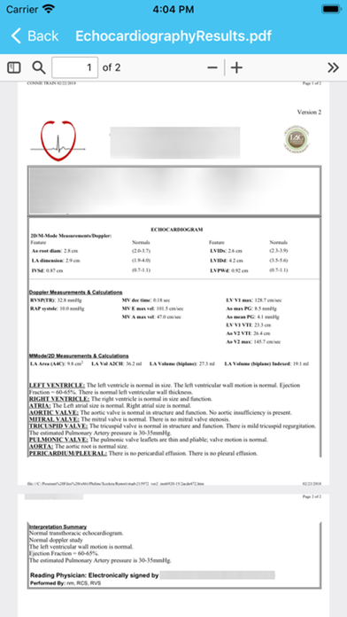 Mimic for Patients iPhone screenshot 9 - Medical app