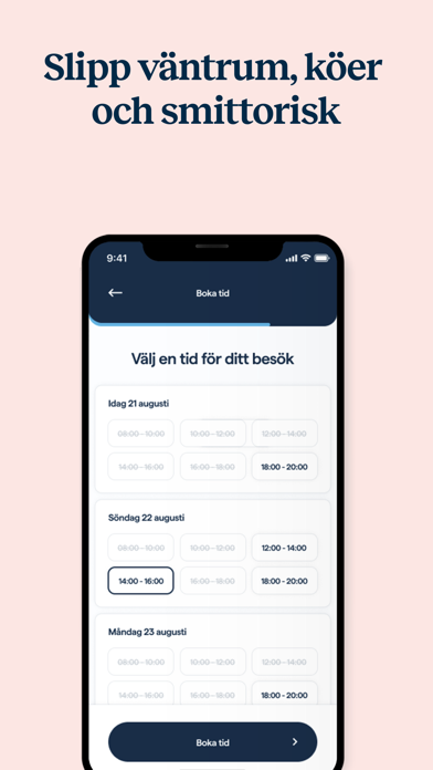 Läkare och vård via hembesök Screenshot