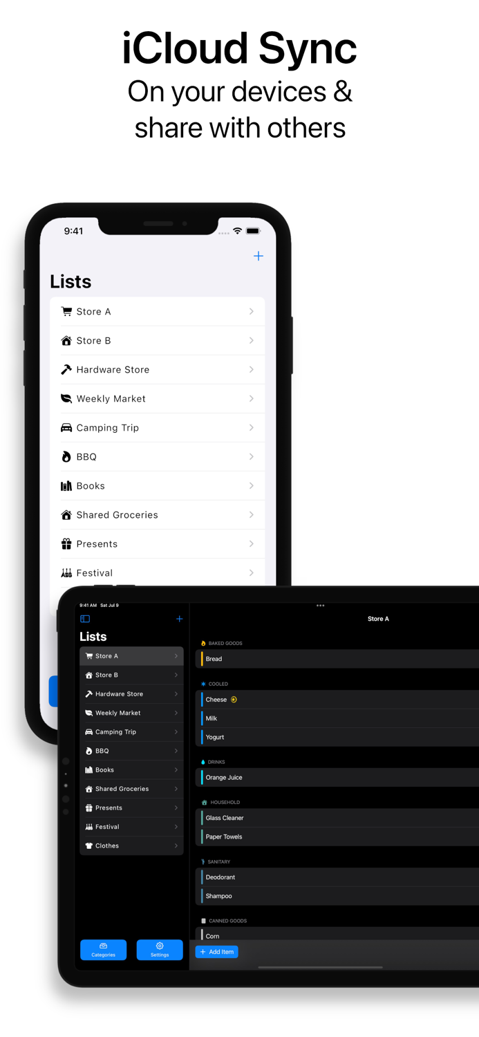 GetMe - Grocery Shopping List