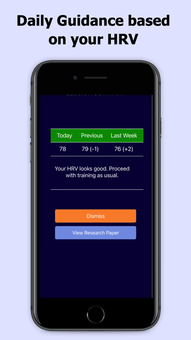 SweetBeat HRV iPhone app afbeelding 8
