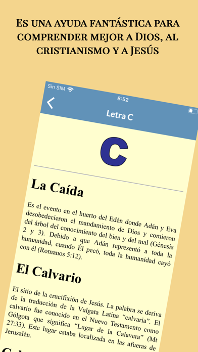 Diccionario Teológico y Biblia Screenshot