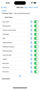 Sailing Checklist screenshot #4 for iPhone